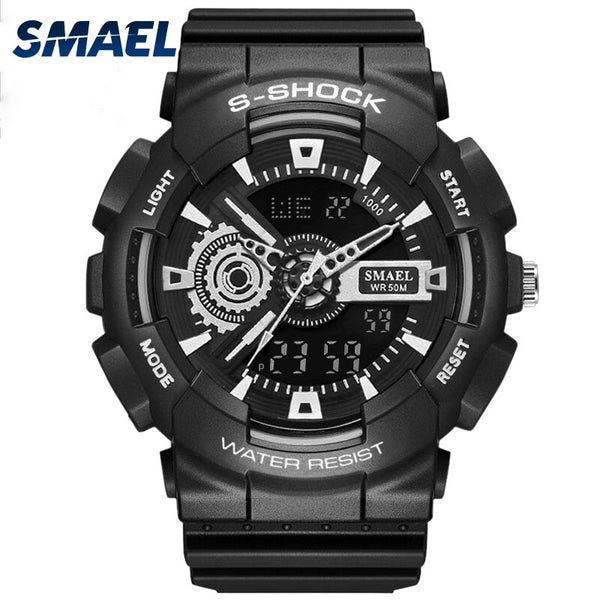 SMAEL Brand Dual Digital Display Watch