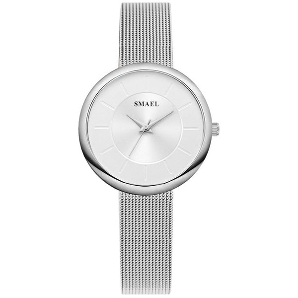 Women Watch Luxury Brand SMAEL Watches Woman Digital Casual Waterproof Quartz Wristwatches Clocks 1908 Girls Watches Waterproof