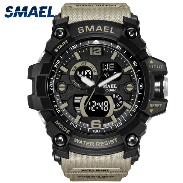 Sport Watches Analog Digital LED Backlight Men Sport Watch relogio masculino Military Watches Army 1617C Wateproof Digital Watch